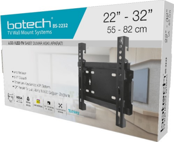BS-2232 SABİT TV ASKI APARATI 55X82CM-Findit - Image 1