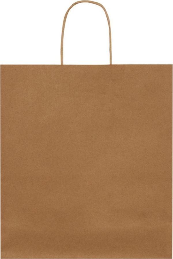 Packanya 25X12X31-100 Adet Burgu Saplı Kraft Çanta - Image 1
