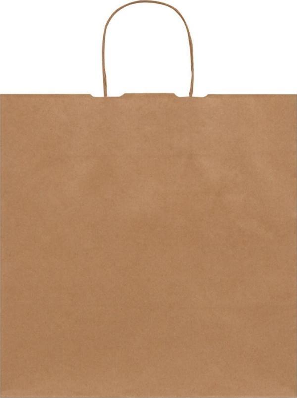 Packanya 33X20X33-100 Adet Burgu Saplı Kraft Çanta - Image 1