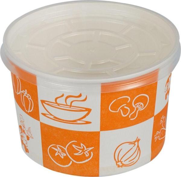 Packanya 1000 Adet Kapaklı Çorba Kasesi 16 Oz - Image 1