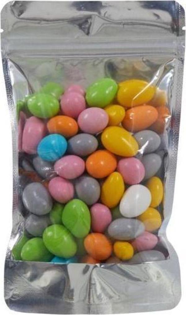 Packanya 11 Cm X 18,5 Cm 3,5 Cm -500 Adet Şeffaf Metalize Doypack - Image 1