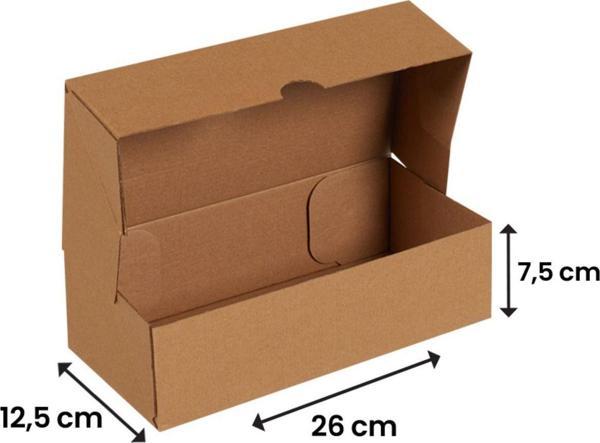 Packanya 26X12,5X7,5-200 Adet Kesimli Karton Kutu - Internet Ve Kargo Kutusu - Image 1
