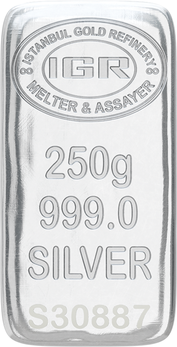 250 GR 999 Milyem İAR Gram Gümüş - Image 1