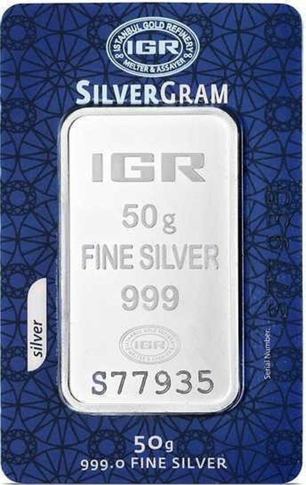 50 GR 999 Milyem İAR Gram Gümüş - Image 1