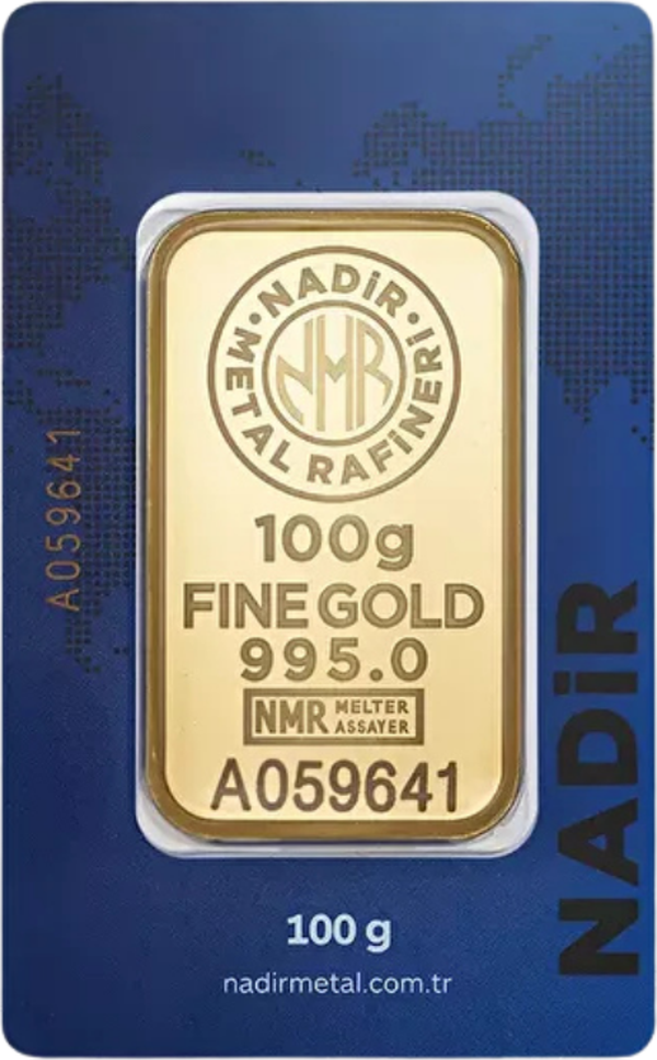 100 GR 24 Ayar NadirGold Gram Altın - Image 1