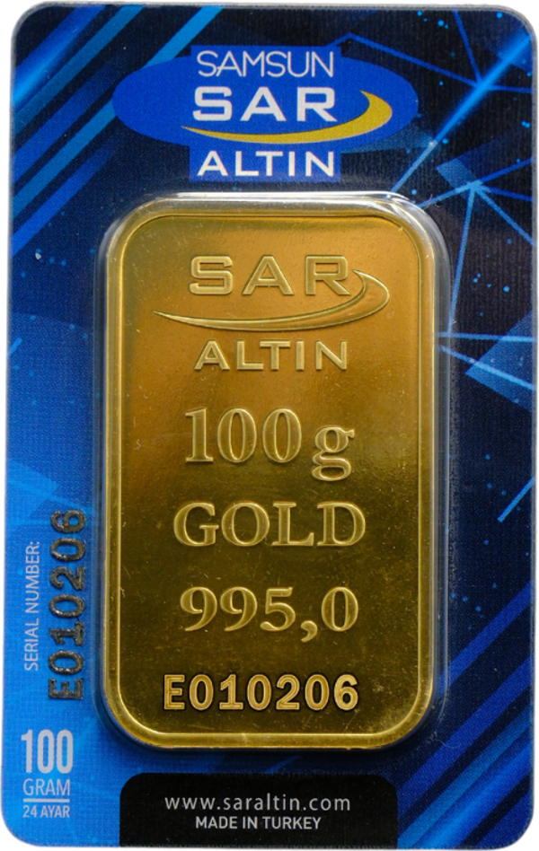 100 GR 24 Ayar SAR Gram Altın - Image 1