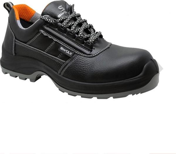 SWOLX CLAS X10 S2 BASKILI KOMPOZİT BURUNLU DERİ AYAKKABI - Image 1