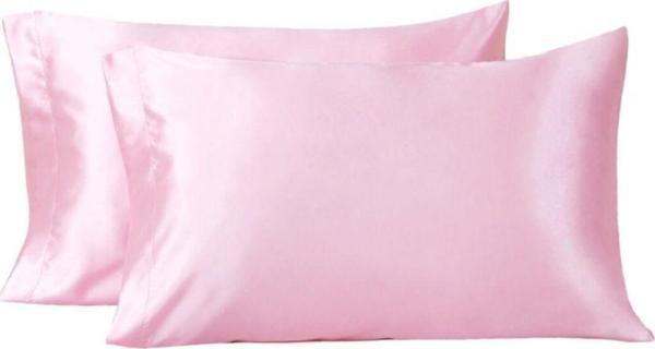 Pistore Pembe Saten Yastık Kılıfı 50 X 70 2'Li - Image 1