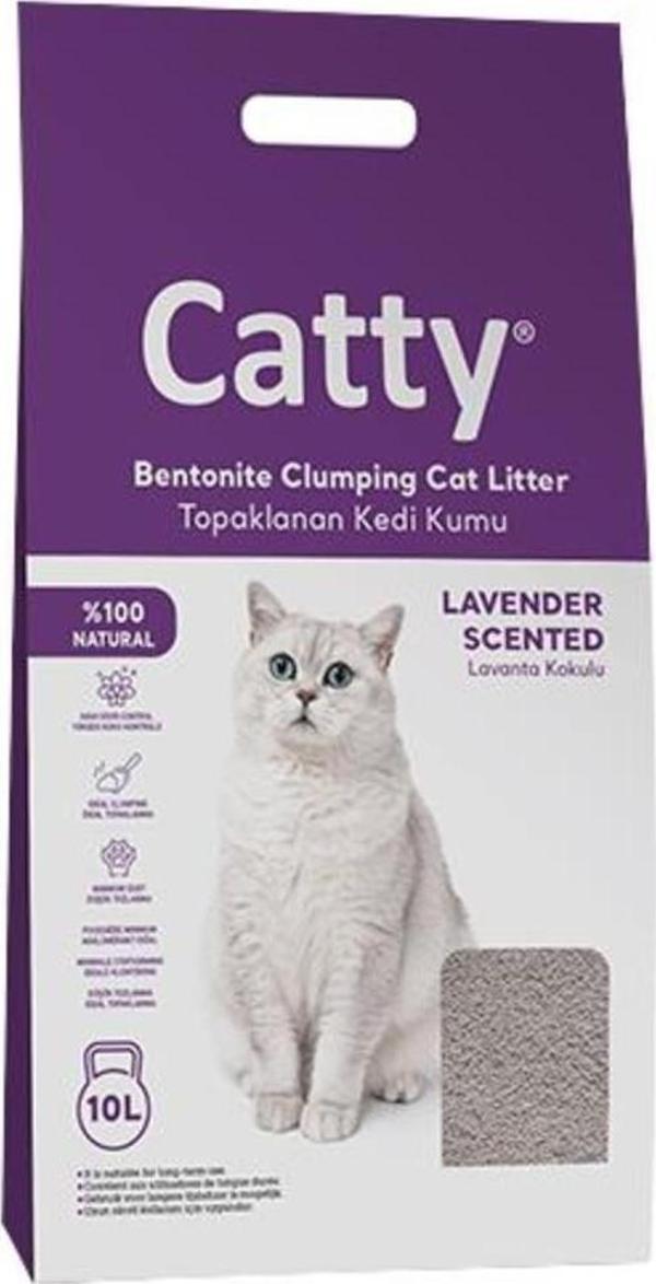 Catty Lavantalı Kedi Kumu 10 L - Image 1