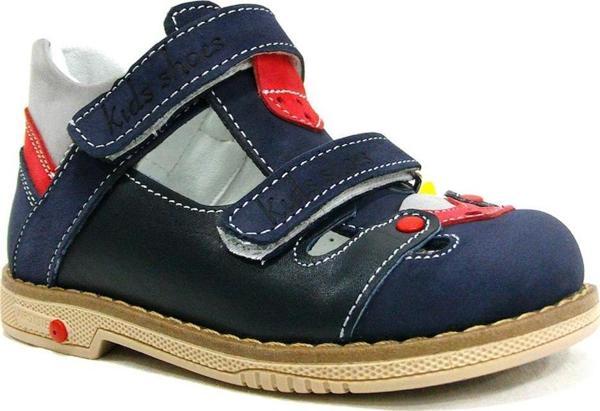 Black Tavern Lacivert Kırmızı Gri Ortopedik Çocuk Ayakkabı - Image 1