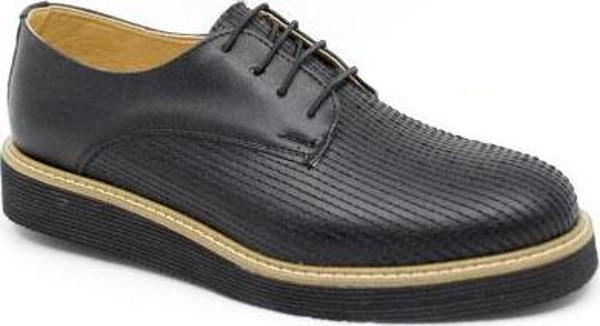 Zerhan 577 Erkek Çocuk Siyah Lastik Bağcıklı Eva Taban Ayakkabı - Image 1