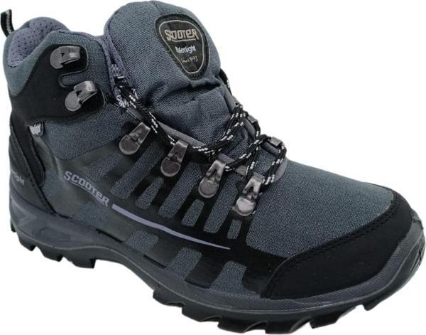 Scooter 5551 Unisexs Gri Bağcıklı Su Geçirmez Watertight Bot - Image 1