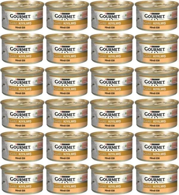 Gourmet Gold Kıyılmış Hindi Etli Kedi Konservesi 85gr X 24 Adet - Image 1