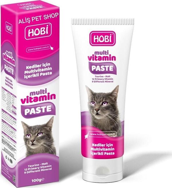 Hobi Multivitamin Paste Kediler Için Multivitamin Içerikli Pasta 100GR - Image 1