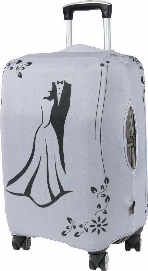 (My#123 Bride 2) VALİZ İÇİN KILIF Gri-Orta-Orta Boy - Image 1