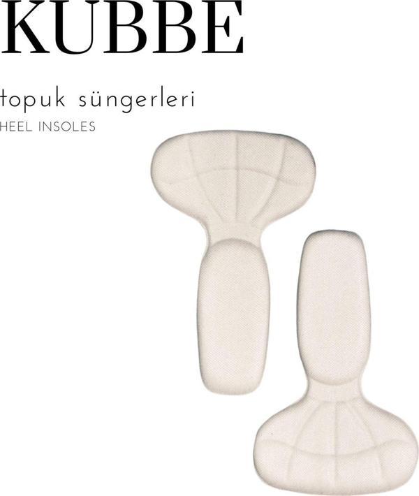 Kubbe Bej Taban Destekli Topuk Süngeri - Ayakkabı Vurmasına Karşı Koruma Ve Maksimum Konfor! - Image 1