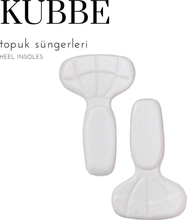 Kubbe Beyaz Taban Destekli Topuk Süngeri - Ayakkabı Vurmasına Karşı Koruma Ve Maksimum Konfor! - Image 1