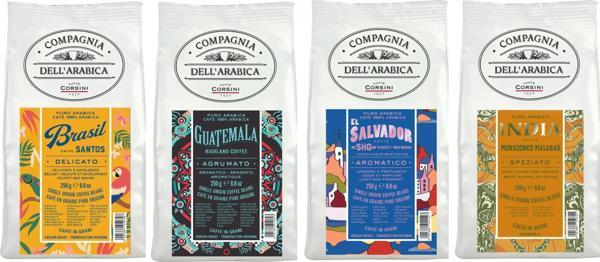Caffe Corsini %100 Arabica Çekirdek Kahve 4x250GR Tanışma Paketi - Image 1