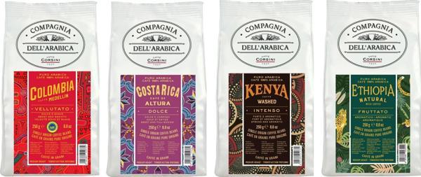 Caffe Corsini %100 Arabica Çekirdek Kahve 4x250GR Tadım Paketi - Image 1
