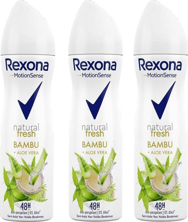 Rexona Aloe Vera ve Bambu Özlü Deodorant 150ML 3lü Set - Image 1