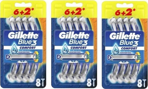 Blue3 Comfort Tıraş Bıçağı 24 Adet - Image 1