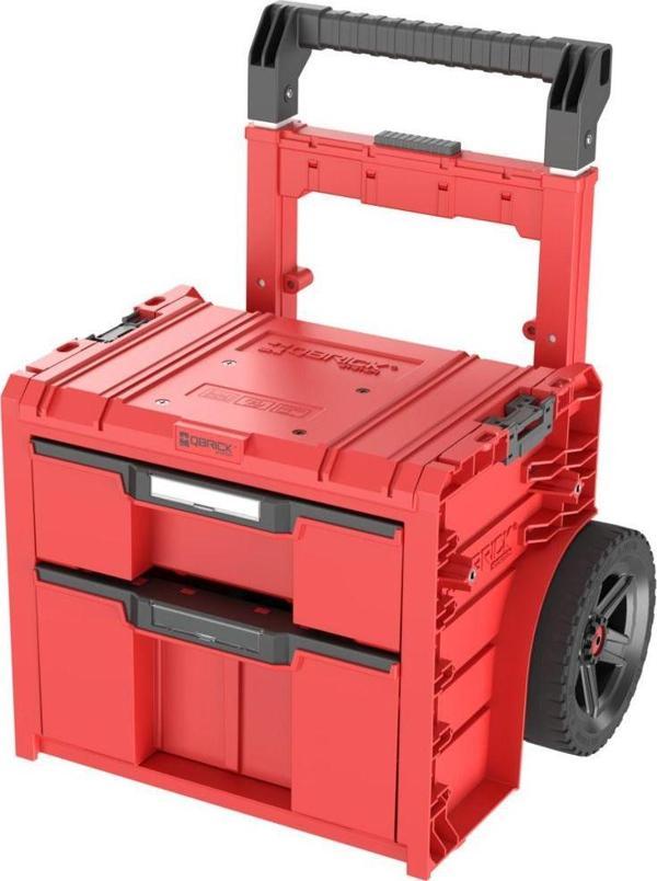 Qbrick System Pro Cart 2.0 Plus Drawer 2 Red Ultra - Image 1