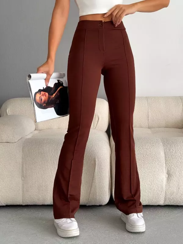 Likralı Çimalı Pantalon - Image 1