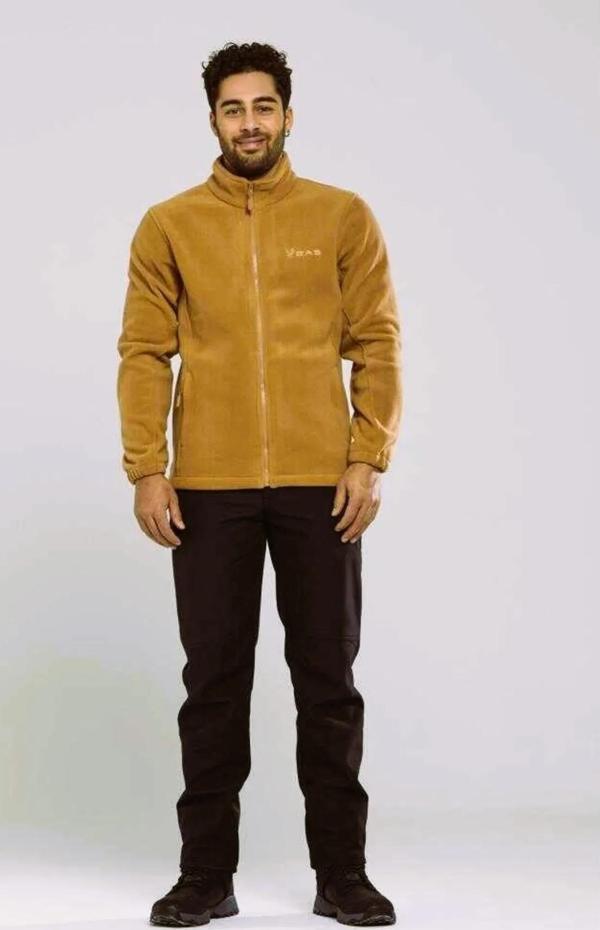 2AS SAKA Tam fermuarlı Erkek Polar Sweatshirt - Image 1