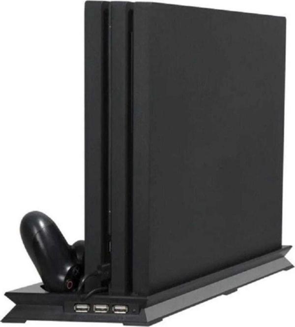 Comse Ps4 Slim Multi Fonksiyonel Fan Ve Gamepad Şarjlı Stand - Image 1