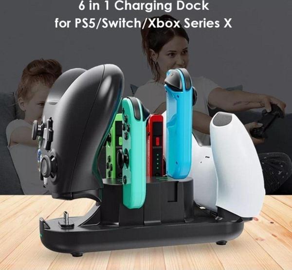 Comse Ps5 Joystick Şarj Standı Çok Fonksiyonlu Şarj - Image 1