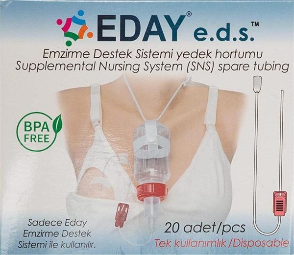 Eday Emzirme Destek Sistemi Yedek Hortum 20 Adet - Image 1
