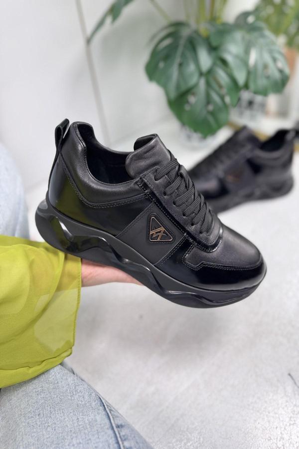 Günlük Erkek Ayakkabı İç Dış Hakiki Deri Bağcıklı Kalın Yüksek Taban Bilek Destek Hafif Sneaker 721 - Image 1