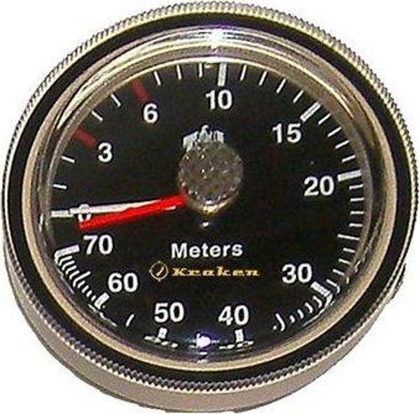 KRAKEN Gösterge Derinlik Ölçer Kapsül 63 mm Siyah Ayarlı - Image 1