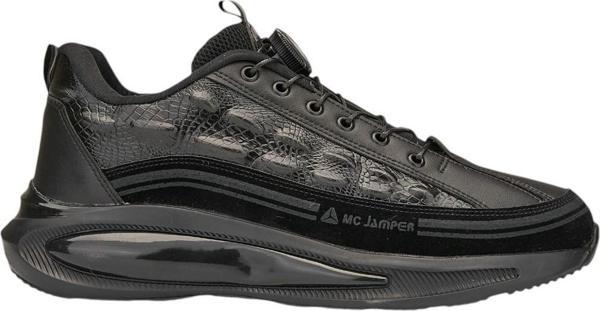 Günlük Erkek Sneaker Bağcıklı Kalın Tabanlı Oval Burunlu Süet Detaylı Spor Ayakkabı 2250 - Image 1