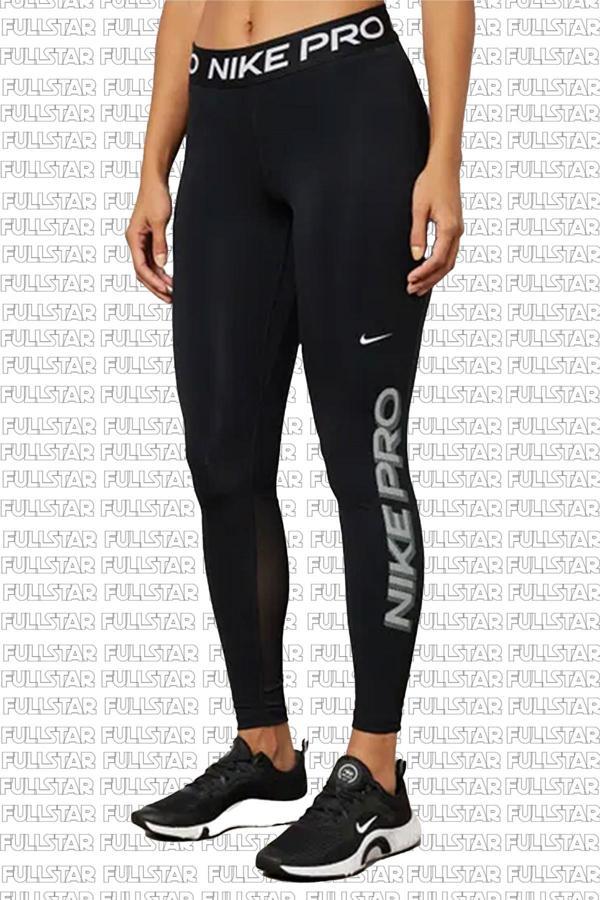 Nike Pro Dri-Fit Mid Rise Graphic 7/8 Training Toparlayıcı Kadın Tayt - Image 1