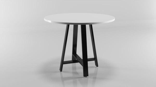 Doffo A Model Demonte Kafe Masa Ayak Seti Siyah Metal Kafe Masa Ayağı - Image 1