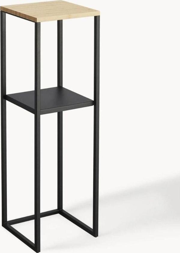 Doffo Half Metal Doğal Ahşaplı Çok Amaçlı Mutfak Rafı - Image 1