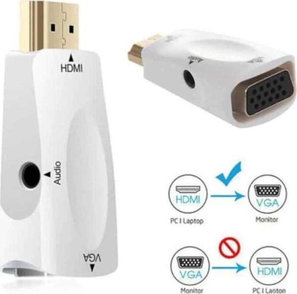 Vipay Hdmı To Vga + Audio Dönüştürücü Adaptör Concord C-844 - Image 1