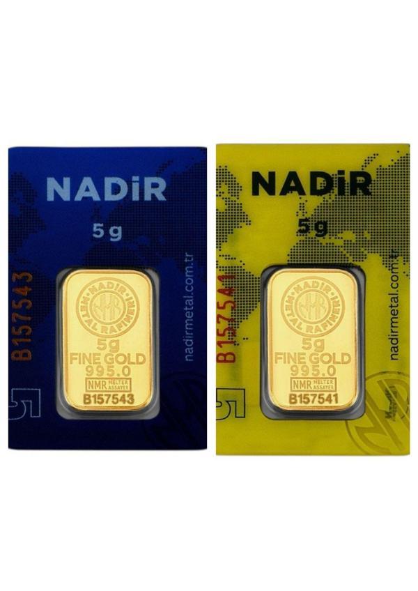 Tuğrul Kuyumculuk 10 Gram (5+5) Külçe Gram Altın 24 Ayar  - Image 1