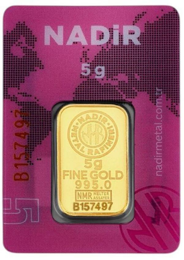 Tuğrul Kuyumculuk 5 Gram Külçe Gram Altın 24 Ayar  - Image 1