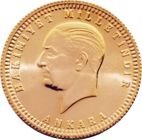 Tuğrul Kuyumculuk 1 Adet Eski Tarihli Ata Lira  - Image 1