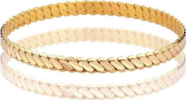 Tuğrul Kuyumculuk 25 gr (Gram) Üçlü Adana Burma 22 Ayar İşçiliksiz Bilezik