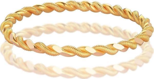 Tuğrul Kuyumculuk 35 gr (Gram) 22 Ayar İşçiliksiz Paftalı Burma Bilezik - Image 1