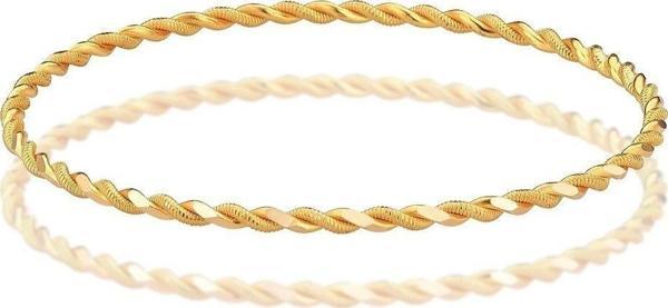Tuğrul Kuyumculuk 7 gr (Gram) 22 Ayar Işçiliksiz Paftalı Burma Bilezik - Image 1