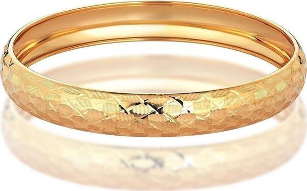 Tuğrul Kuyumculuk 8 Ayar Altın Kadın Baklava Model (10 mm) Bilezik - Image 1