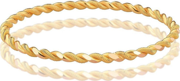 Tuğrul Kuyumculuk 25 gr (Gram) 22 Ayar İşçiliksiz Paftalı Burma Bilezik