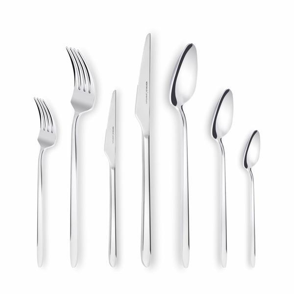 Karaca 316 Premium Stark Platin 12 Kişilik 84 Parça Çatal Kaşık Bıçak Takımı - Image 1