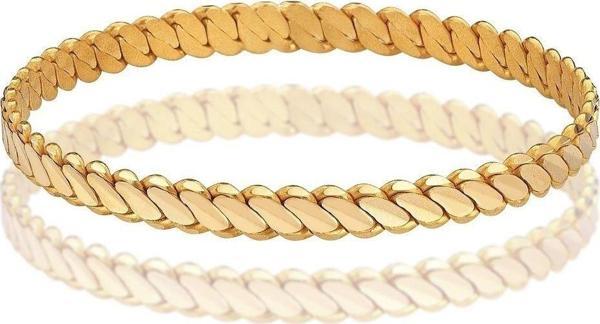 Tuğrul Kuyumculuk 20 Gr (Gram) Üçlü Adana Burma 22 Ayar Altın Bilezik