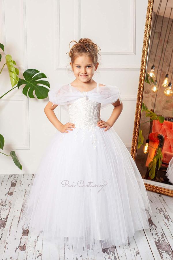 Kız Çocuk Abiye Çiçek Dallı - Image 1