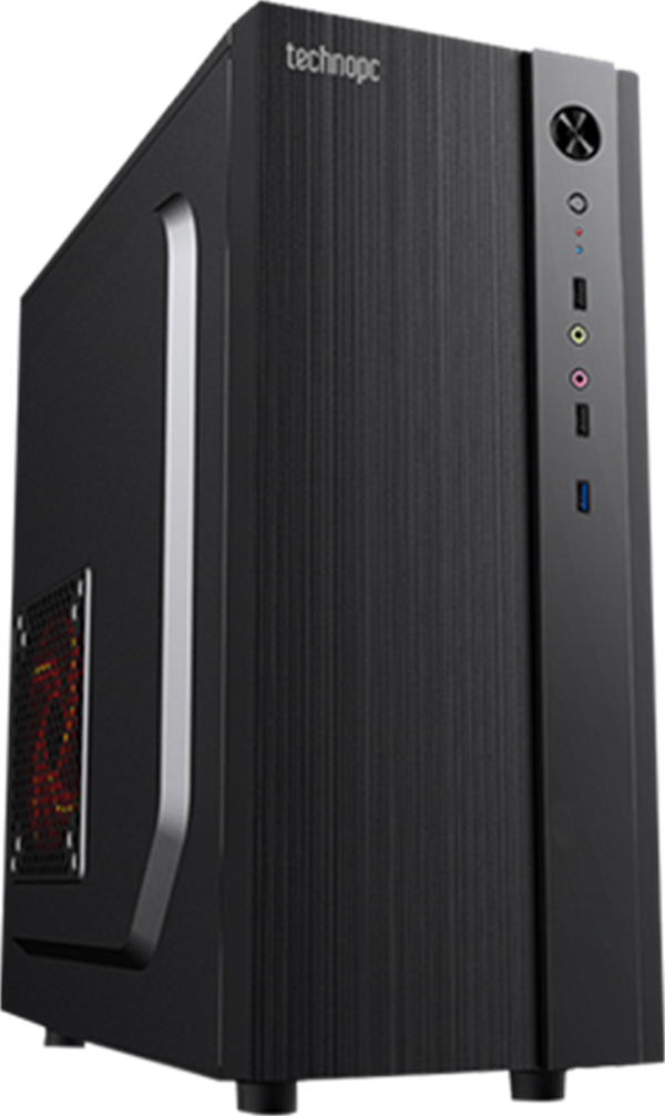 Technopc Green ABR5825 AMD Ryzen 5 5500 8GB DDR4 256GB NVMe Klav&Mouse Freedos TPDPC15F006416  - Image 1